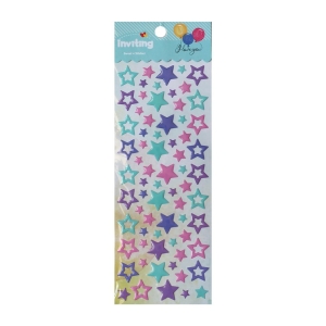 Inviting Epoxy Stickers - Pastel Stars