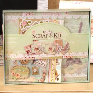 8 by 8 Scrapbook Kit by EnoGreeting - Reminiscence