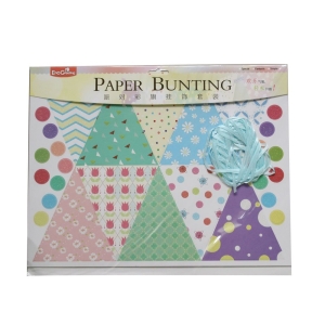 DIY Paper Bunting Kit by EnoGreeting - Retro Dots