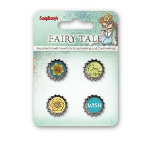 Scrapberry's Metal Cork Embellishment - Fairy Tale