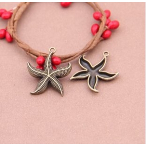 Starfish Metal Charms (Set of 5 pcs)