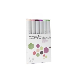 Copic 6pc Sketch Markers Set - Floral Favorites 1