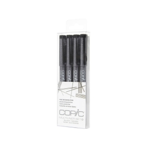 Copic 4pc Multiliner Set - Black (A)