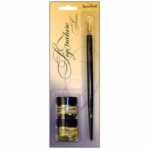 Speedball Signature Gold & Silver Ink Set