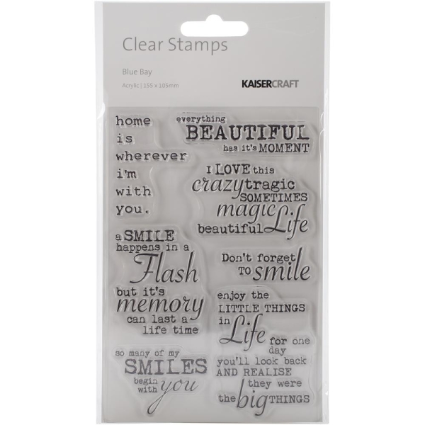 KaiserCraft Clear Stamps - BlueBay