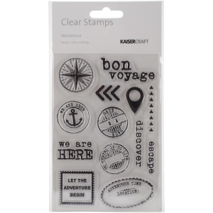 KaiserCraft Clear Stamps - Wanderlust