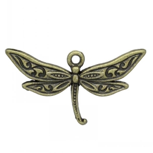 Dragonfly Metal Charms (Set of 5 pcs)