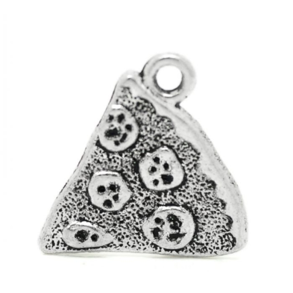 Pizza Metal Charms (Set of 5 pcs)