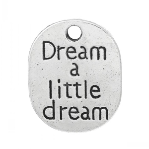 Dream a Little Metal Charms (Set of 2 pcs)