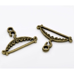 Clothes Hangers Metal Charms (Set of 10 pcs)