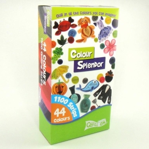 Quill On Color Splendor Quilling Strips : Mega Pack (1100 Strips in 5mm)