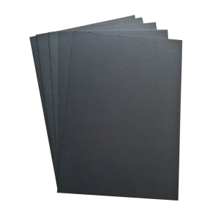 CrafTangles Black light weight chipboard (Set of 5 sheets) - A4 (1000 gsm)