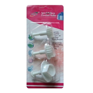 Plastic Fondant Cutter Set with Patterns - Leaves