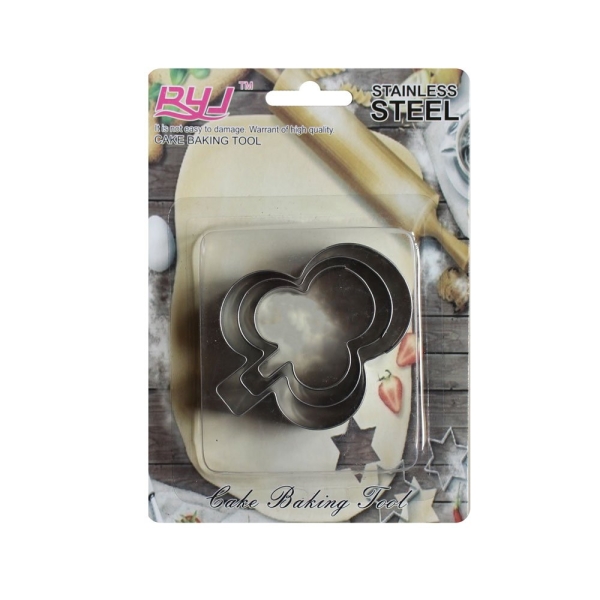 Metal Cookie Cutter Set - Clover