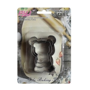 Metal Cookie Cutter Set - Teddy Bear