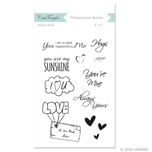 CrafTangles Photopolymer Stamps - Always Yours