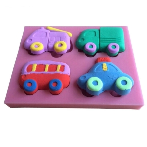 Toy Cars Silicone Clay Mould