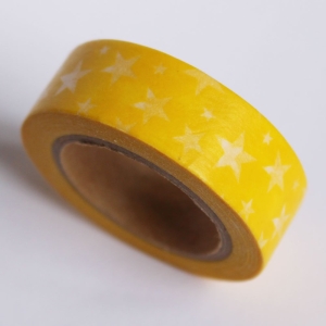 Stars - Yellow - Japanese Washi Tape