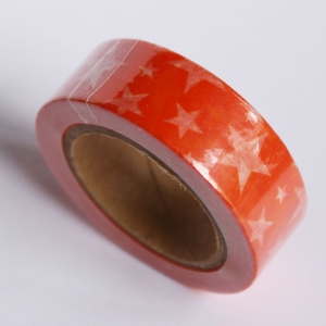 Stars - Orange - Japanese Washi Tape