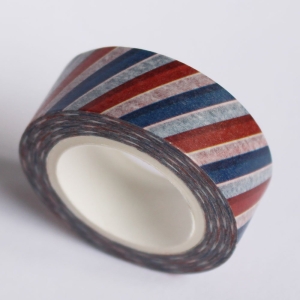 Stripes - Red and Blue - Japanese Washi Tape