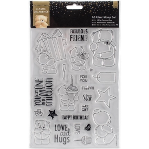 Forever Friends Classic Decadence Clear Stamp set