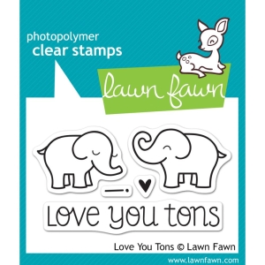 Lawn Fawn Clear Stamp - Love you tons