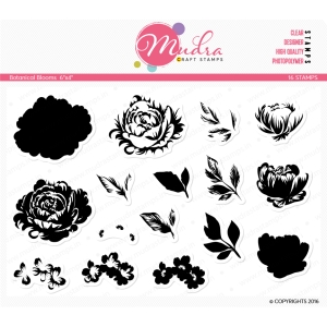 Mudra Craft Stamps - Botanical Blooms