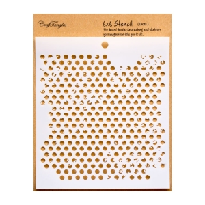 CrafTangles 6"x6" Stencil - Dots