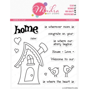 Mudra Craft Stamps - Home Is