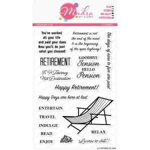 Mudra Craft Stamps - Retirement