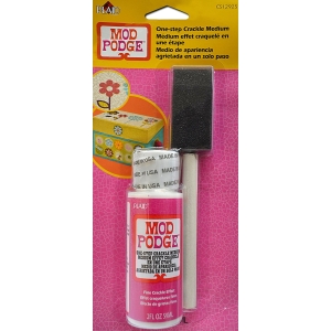 Mod Podge One step Crackle Medium with Foam Brush