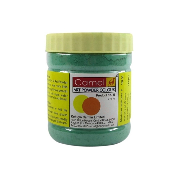 Camel Art Powder Colors - 117 - Emerald Green (275 ml)