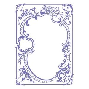 Couture Creations Embossing Folder - Ease Embroidery (5"X7")