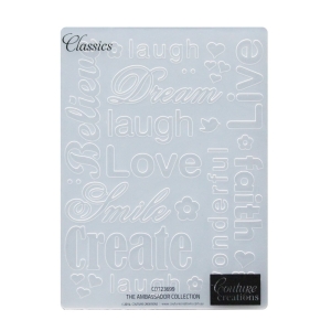 Couture Creations Embossing Folder - Classics (A6)