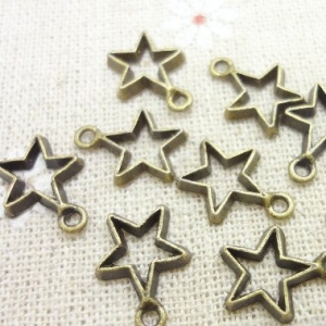 Stars Metal Charms (Set of 20 pcs)