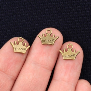 Princess Metal Charms (Set of 10 pcs)