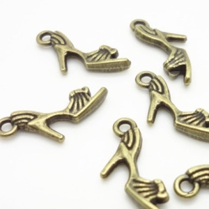 Sandals metal charms (pack of 10)