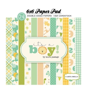 Carta Bella paper pad - Its a Boy (6by6 inch)