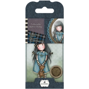 Santoro Gorjuss Mini Rubber Stamp - Forget Me Not