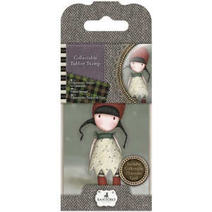 Santoro Gorjuss Mini Rubber Stamp - Holly