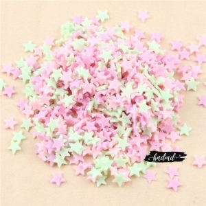 Shaker Elements or Clay Sprinkles - Pastel Stars