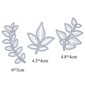 Steel Dies - Leaves (3 pcs)