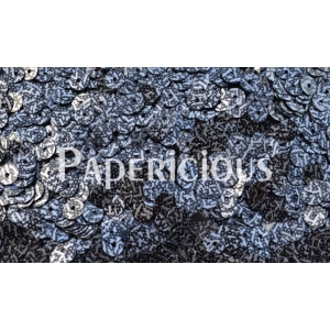 Papericious Sequins - Black Splashes (SEQ-T1013)