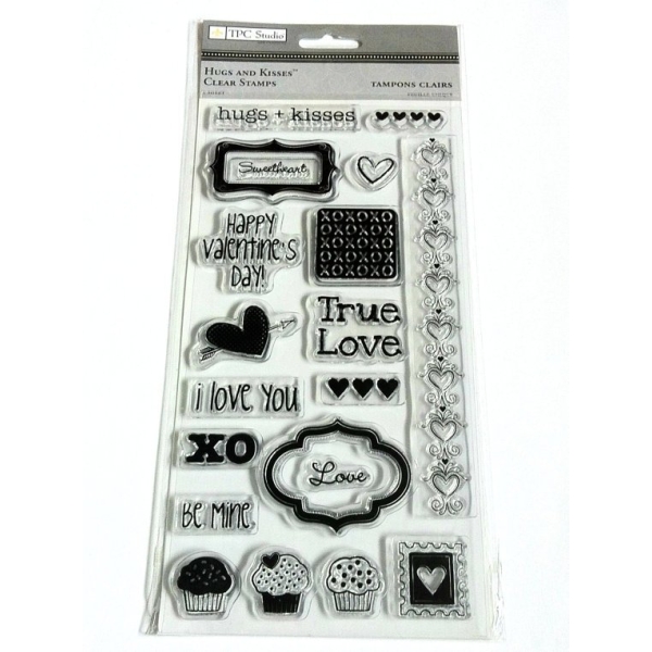 TPC Studio Clear Stamp - Hugs and Kisses