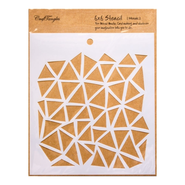 CrafTangles 6"x6" Stencil - Mosaic