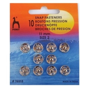 Pony 10 Snap Fasteners