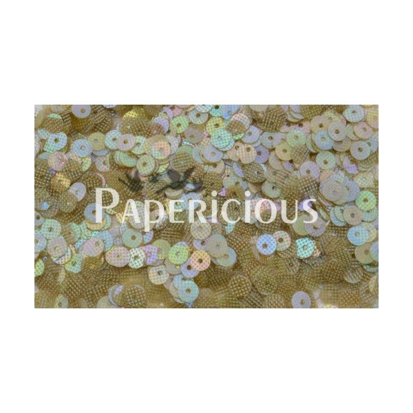 Papericious Sequins - Translucent Yellow Dots (SEQ-T1006)