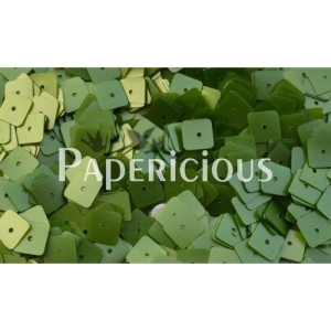 Papericious Square Sequins - Moss Green (SEQ-S1301)