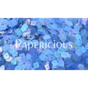 Papericious Square Sequins - Translucent Sky Blue (SEQ-SA1101)