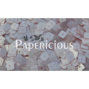 Papericious Square Sequins - Ivory (SEQ-SA1501)